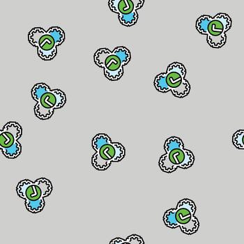 automatic function seamless pattern vector