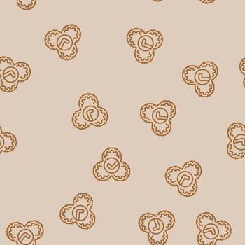 automatic function line seamless pattern vector
