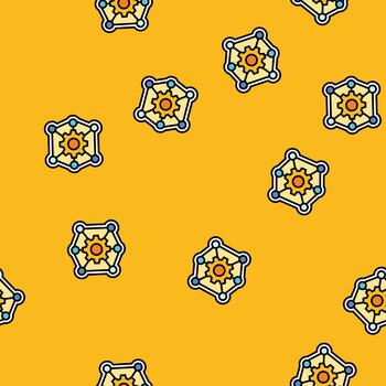 multi functionality seamless pattern vector