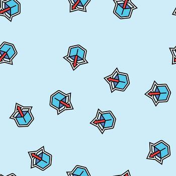 quick release seamless pattern vector