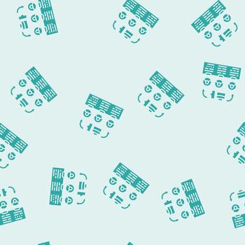 task assignment glyph seamless pattern vector