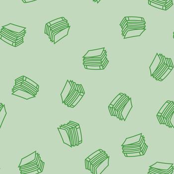 document stack list line seamless pattern vector