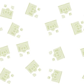 ship modeling computer program glyph seamless pattern vector