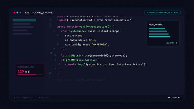 codage interface - une détaillé Regardez à programmation code et interface. video