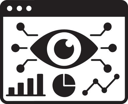 Web browser interface for computer vision and data analytics vector