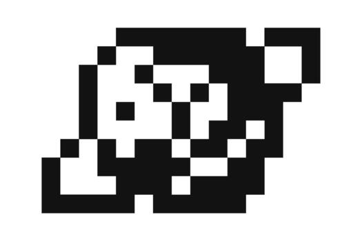 Bomb Exploding Pixel Art vector