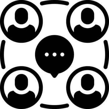solid communications solid glyph icon vector