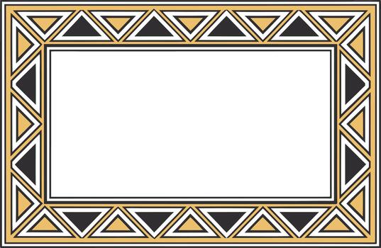 Rectangular Border Illustration. vector