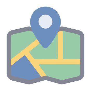 Location Map Pointer Icon vector