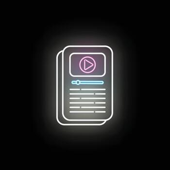 en línea tutorial transmisión durante mi aprendizaje concepto vector