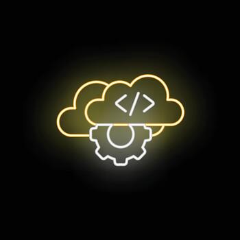 nube informática desarrollo y software Ingenieria concepto vector