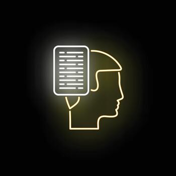 Human head processing notes, memory, and information vector
