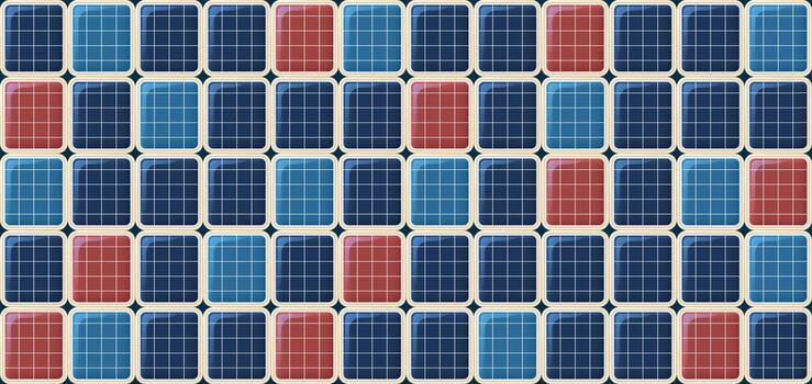 Solar panel background. vector