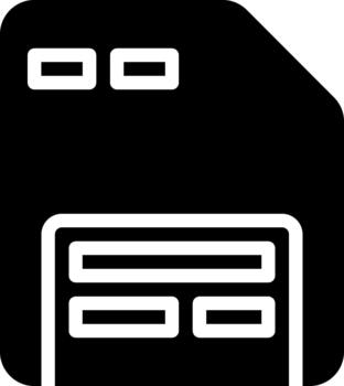 save glyph solid icon vector