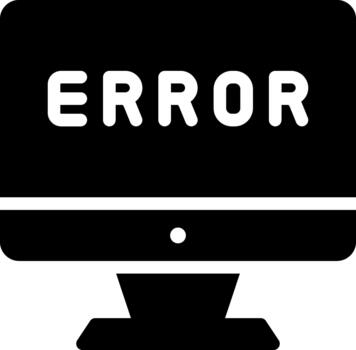 solid computer solid glyph icon solid vector