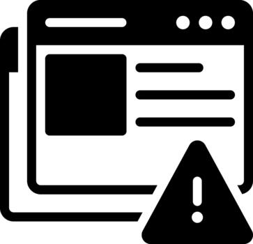 navegador sólido glifo sólido icono vector
