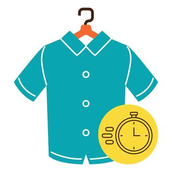 Express Laundry icon design vector