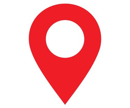 rojo mapa punteros vector