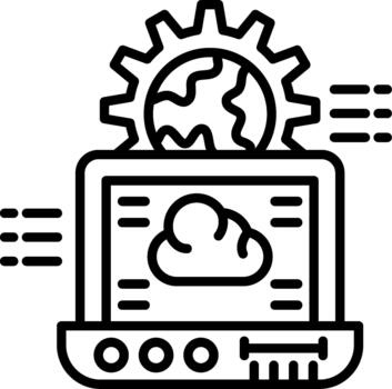 nube informática virtual Procesando recursos mejorando Operacional eficiencia vector