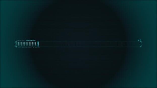 binaire code chargement animation video