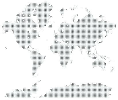 Square Dot Pattern Earth vector