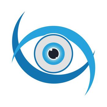 optometría logo diseño vector