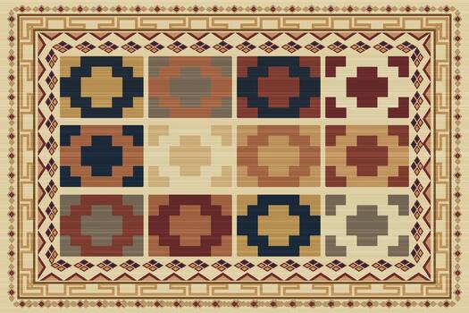 Patchwork ethnic geometric pattern background. vector