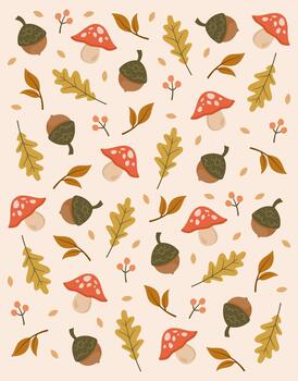 Autumn Leaf Pattern vector