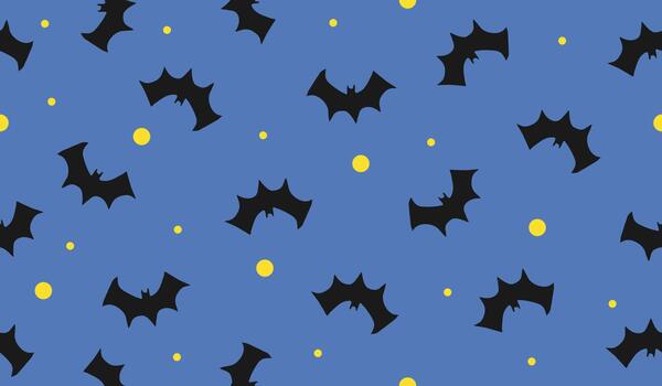 Bats pattern background vector