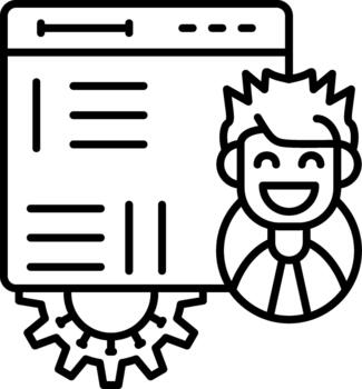 Coding Modern Software Coding Development Process Graphic vector