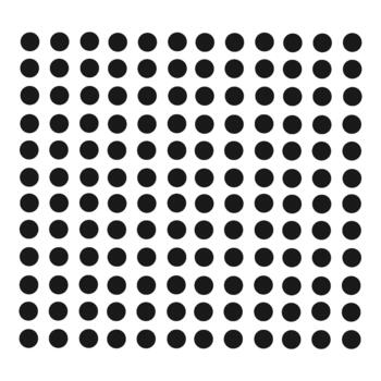 Halftone circle grid pattern vector