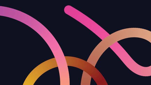 Neon Vortex Loop Background vector