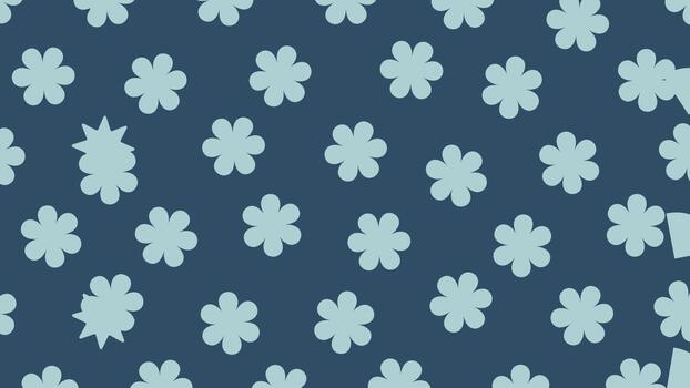 Flower Shape Pattern Background vector