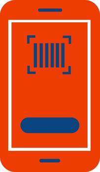 Mobile code scanner smart tracking icon vector