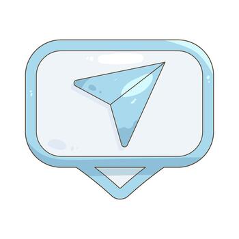 direct message bubble vector