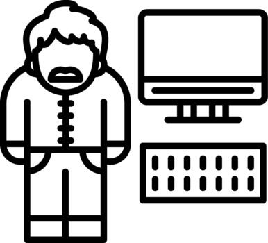 Programmer Expert Programmer Software Development Coding Solutions Icon vector