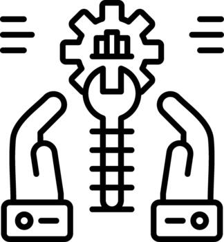 Optimization Process Optimization Improving Productivity And Efficiency Icon vector