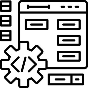 Programming Computer Programming Clean Efficient Software Development Icon vector