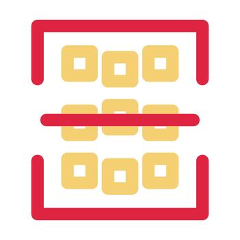 Numeric keypad icon symbolizing passcode entry, security verification vector