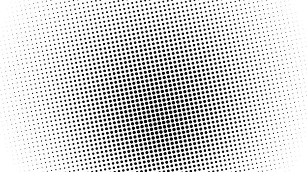 Halftone pattern background with gradient effect vector