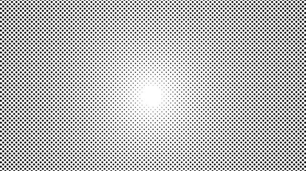 Halftone pattern background with gradient light effect vector