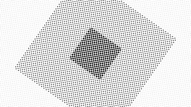 Halftone dots pattern background with gradient effect vector