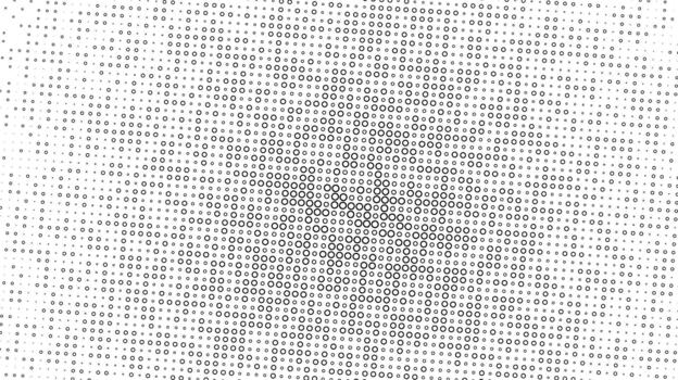 Abstract Binary Code Background with Digital Data Pattern in Monochrome Style vector