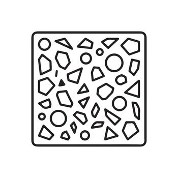 Gradient Terrazzo Texture Pattern vector