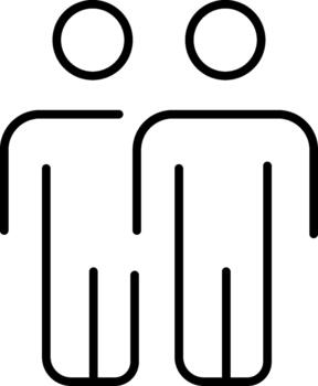 Two Users Icon