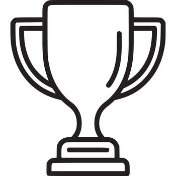 Trophy Cup Icon vector