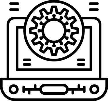 Software Development Custom Software Development Process Icon vector