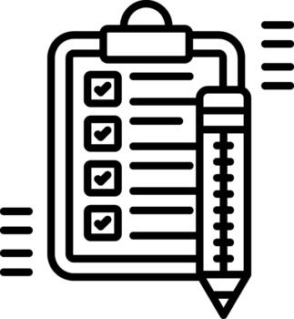 tarea eficiente tarea administración flujo de trabajo icono vector