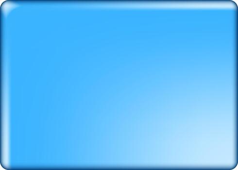 Blue rectangular panel transparent with rectangle gradient reflection interface transparent vector
