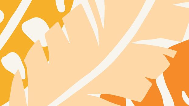 Abstract Leaf Composition Background vector